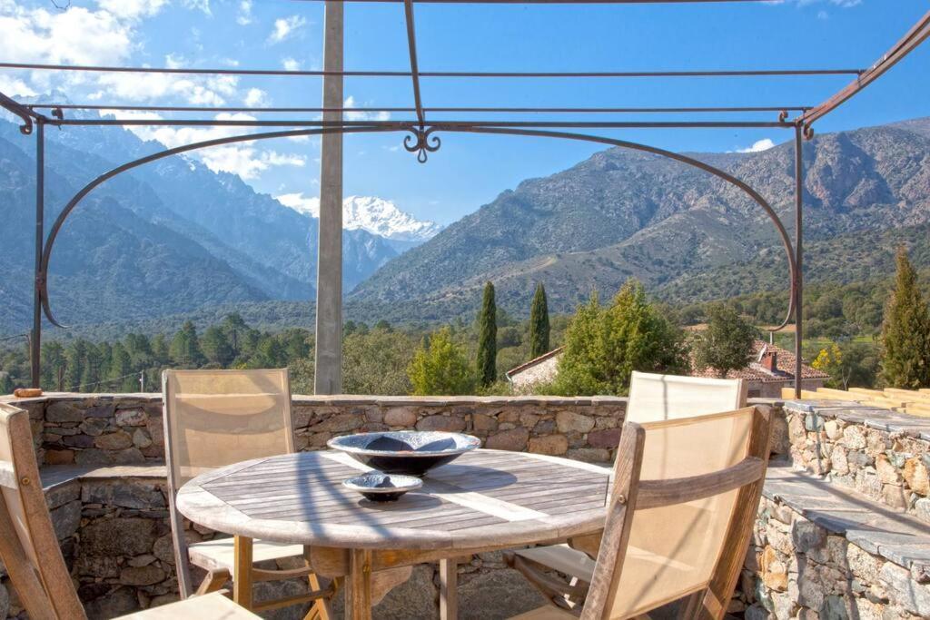 Le Capu Biancu-Location Avec Vue Proche Des Gorges De L Asco Entre Mer Et Montagne Moltifao Exterior foto